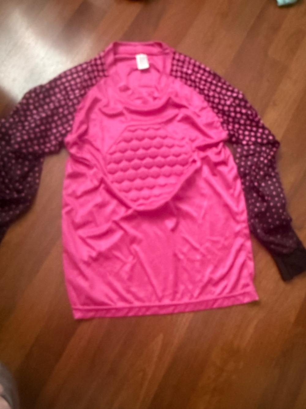 Goalie jersey with padding